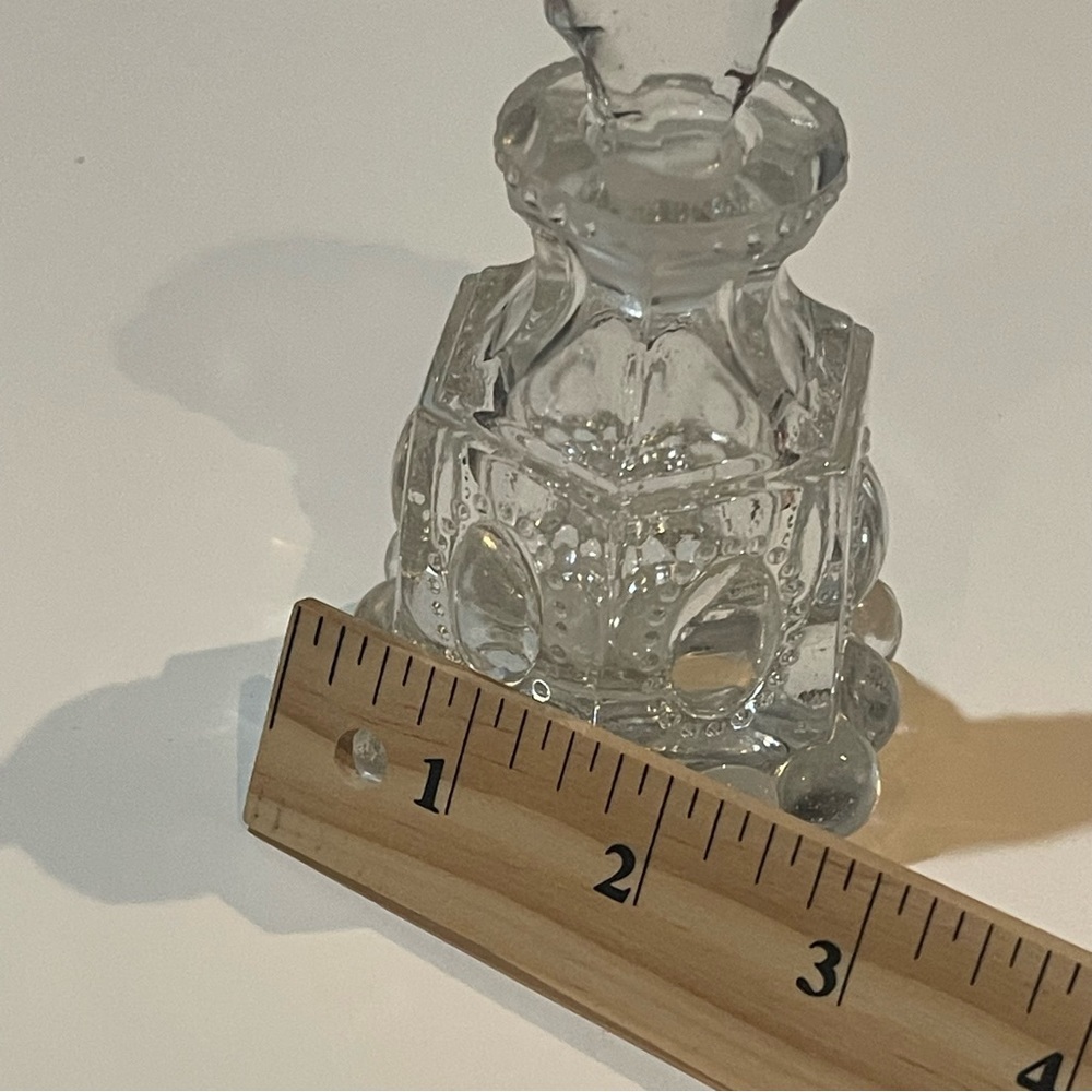 Vintage / Antique Perfume Bottle with Stopper Glass Crystal - Picture 12 of 14